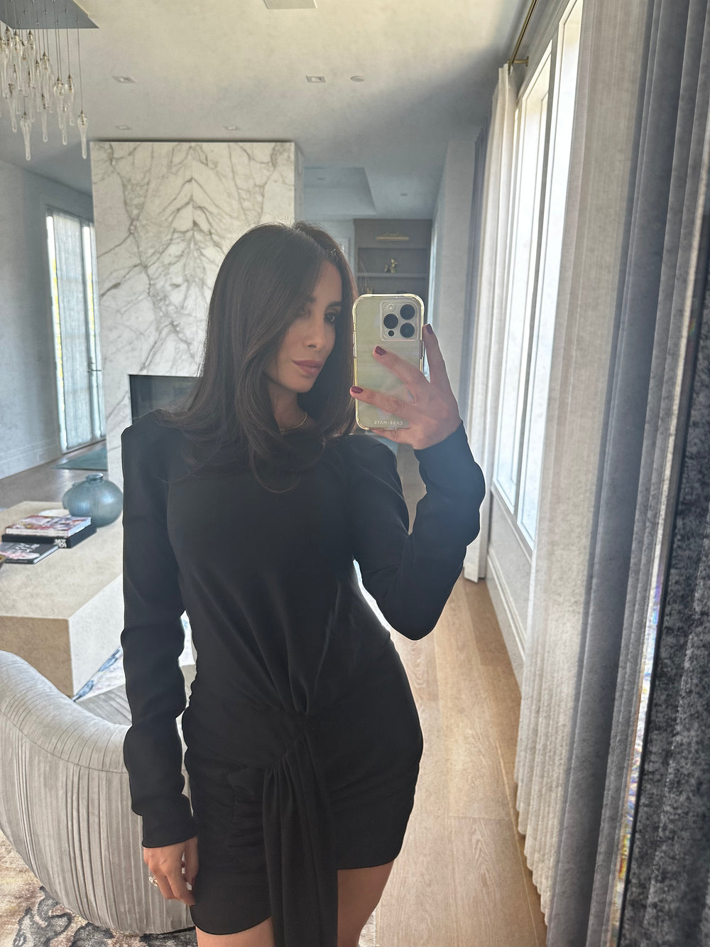 Tanya Draped Mini Dress